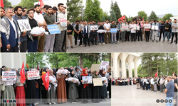 Üniversite yönetimi öğrencilerin Refah'taki katliam için yürümelerine izin vermedi!